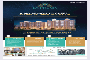 Pay just 10%, No EMI, No Interest till of Possession at United La Prisma in Chandigarh